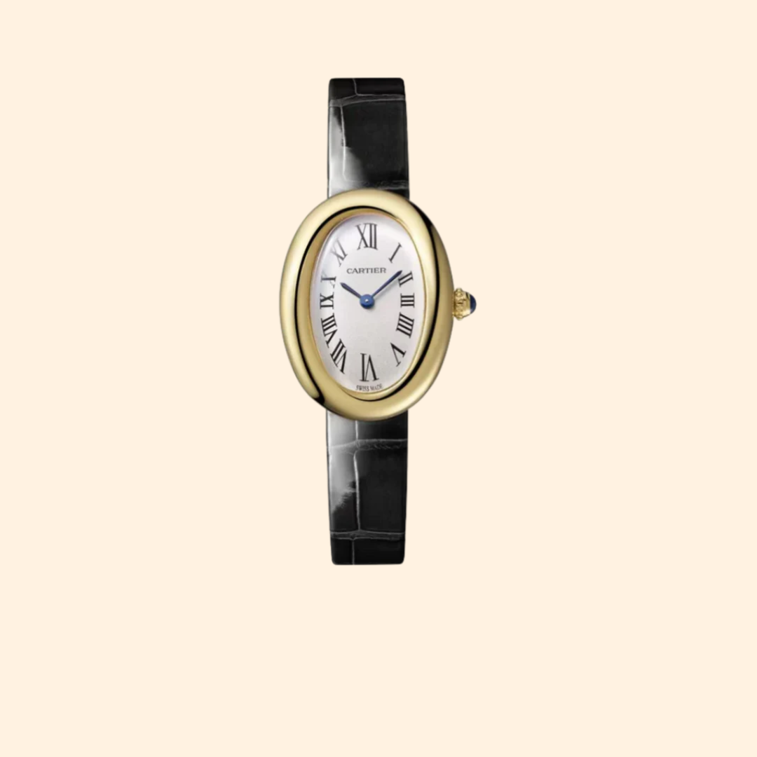 Baignoire de Cartier 31 mm 18K Yellow Gold with Silver Dial