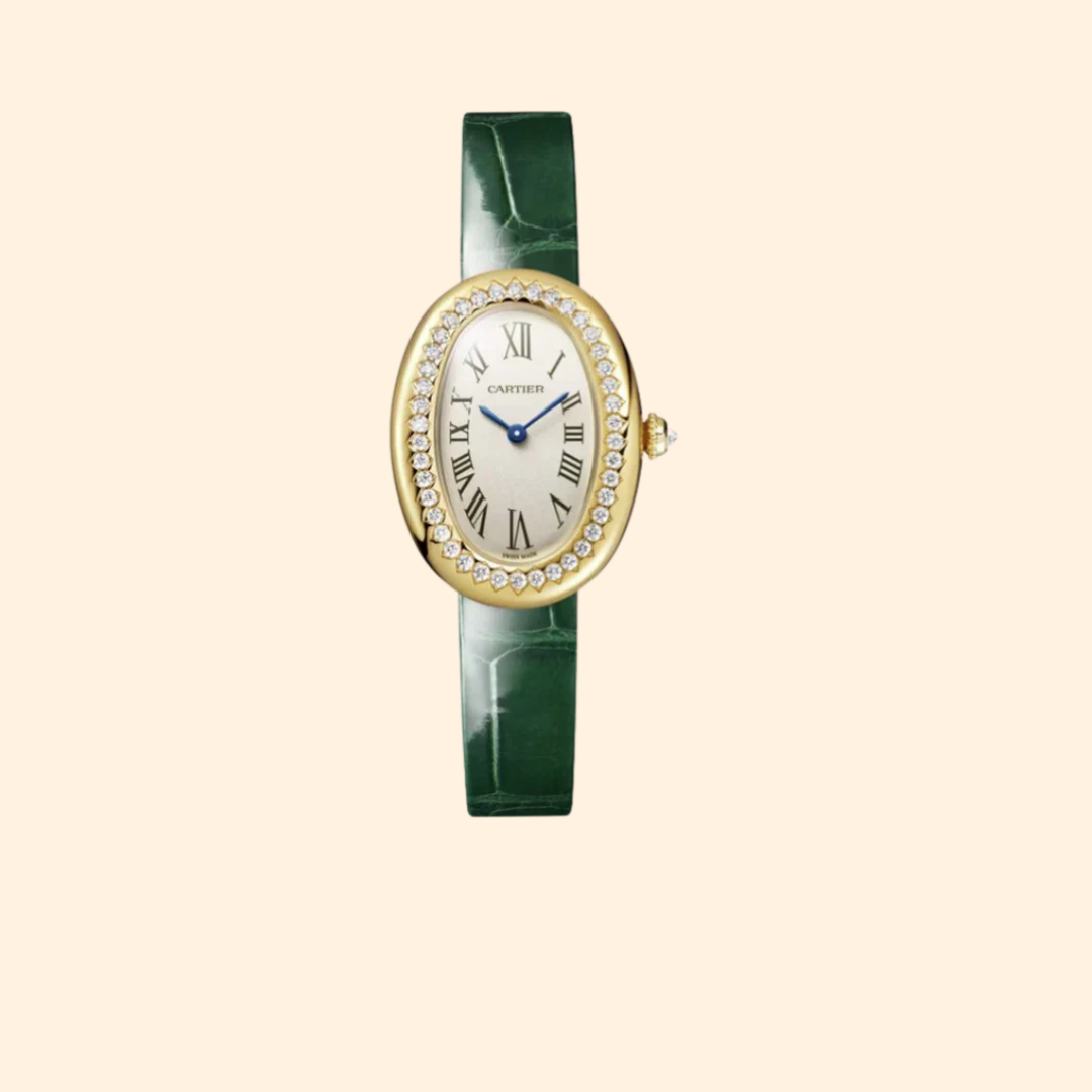 Baignoire de Cartier 31 mm Yellow Gold with Silver Dial