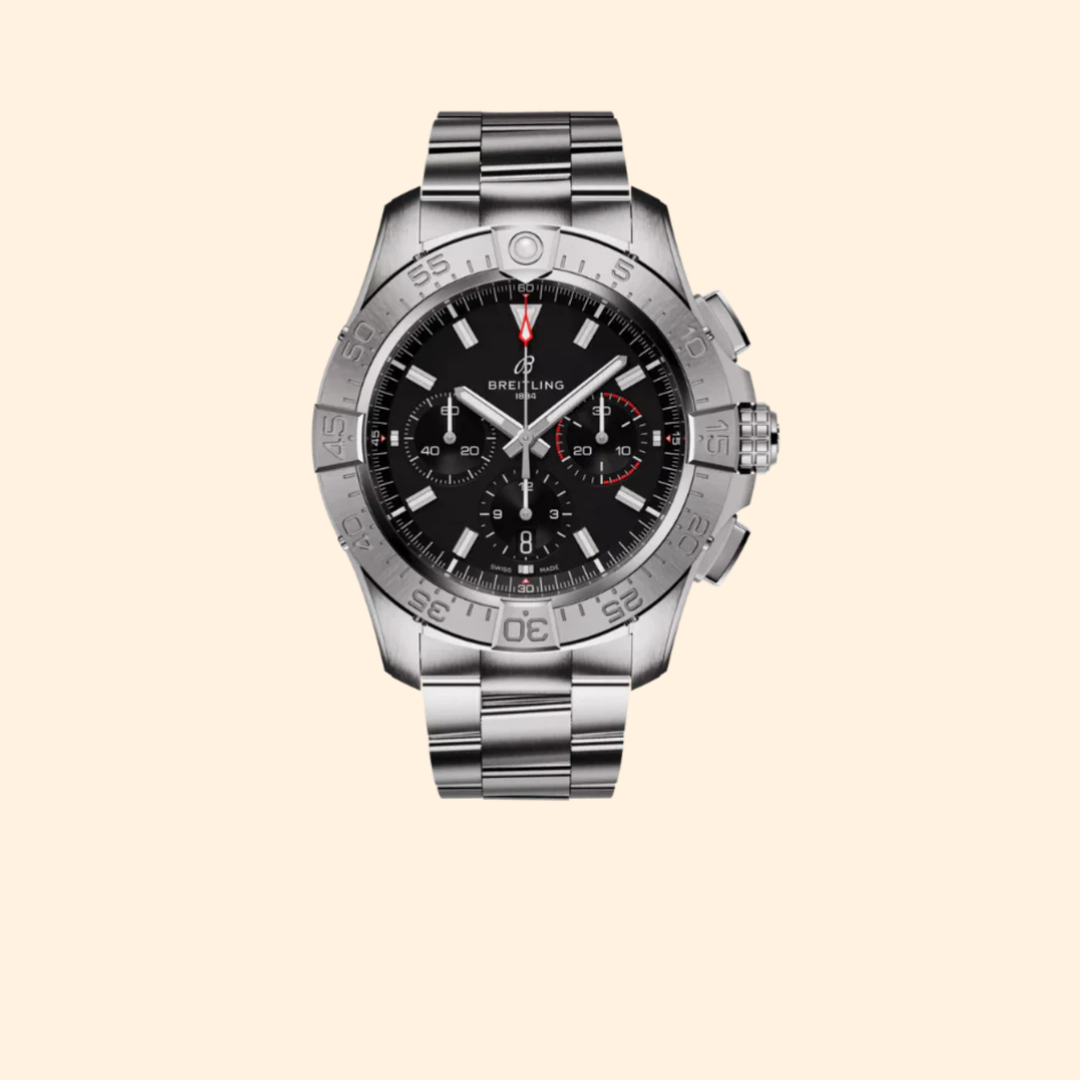 Breitling Avenger B01 Chronograph 44 MM Stainless Steel Black Dial