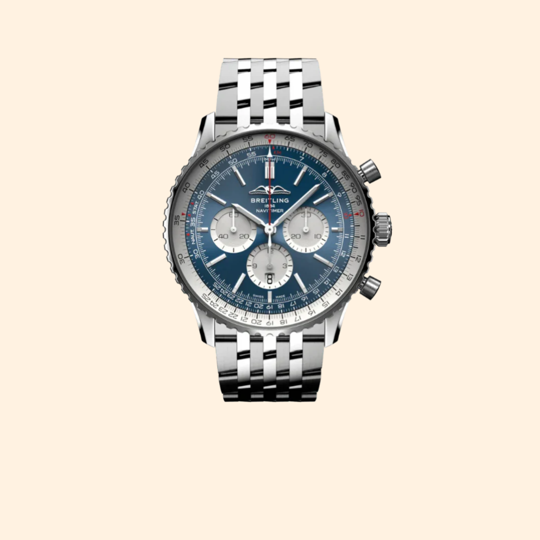 Breitling Navitimer B01 Chronograph 46 MM Stainless Steel with Blue Dial