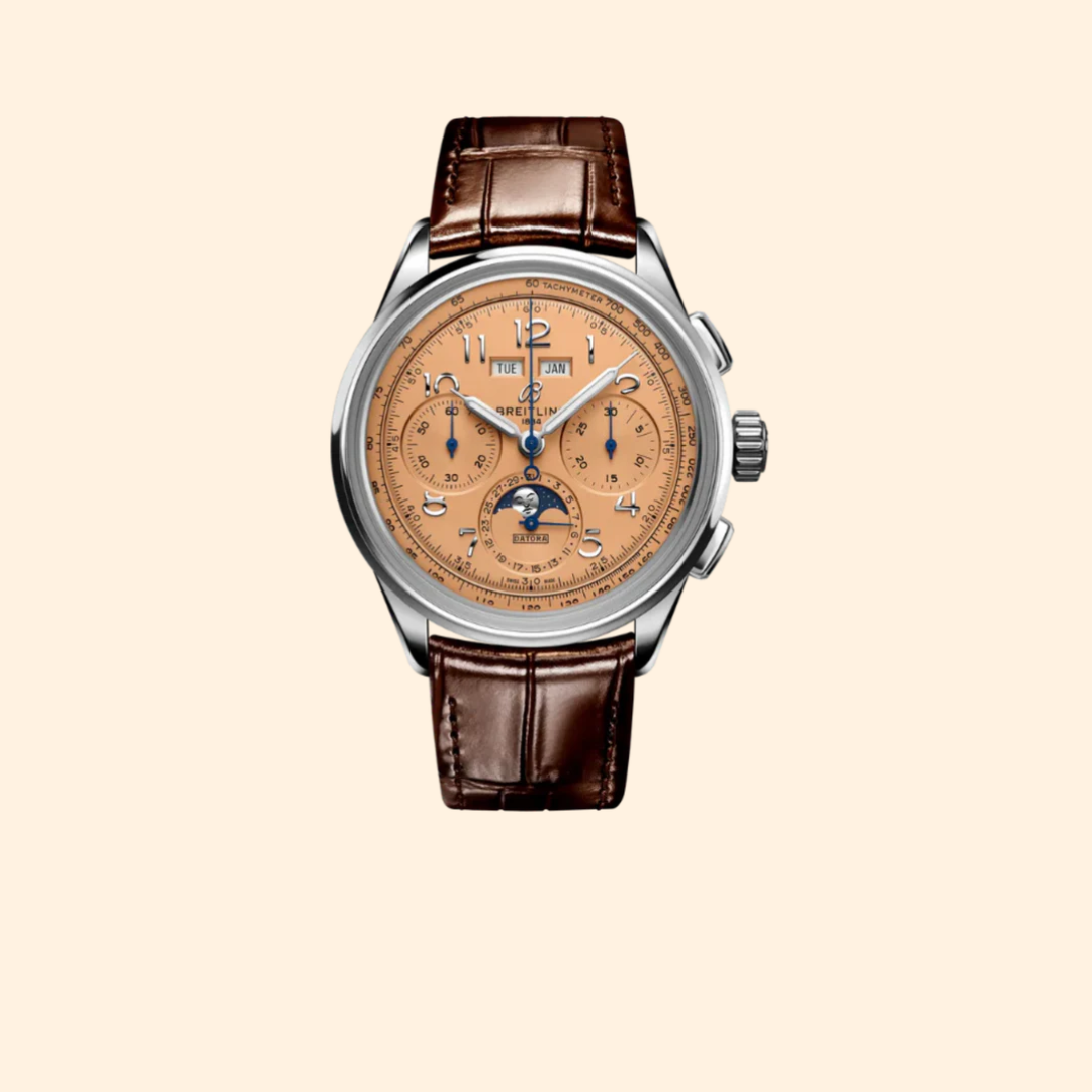 Breitling Premier B25 Datora 42 mm Stainless Steel with Copper Dial