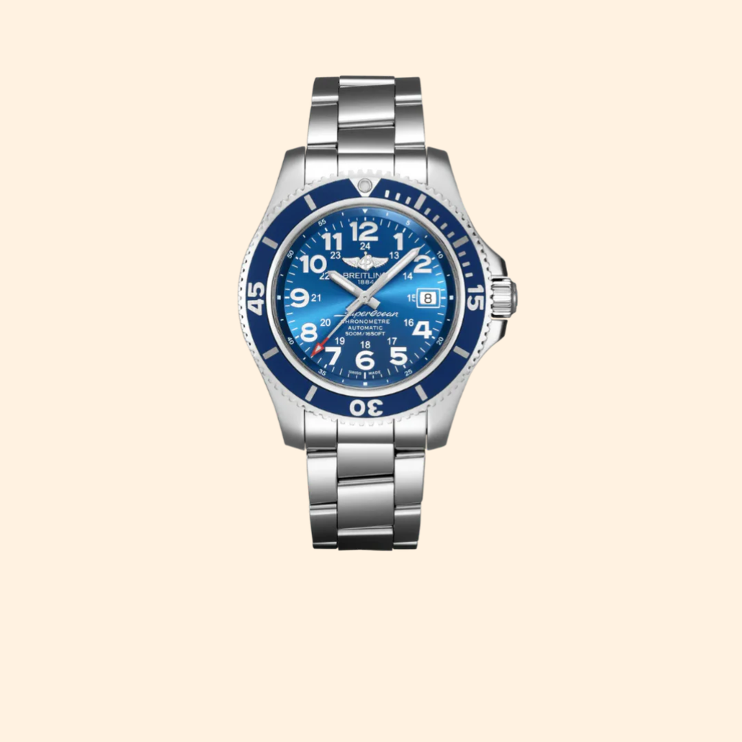 Breitling Superocean II 42 Stainless Steel Blue Dial