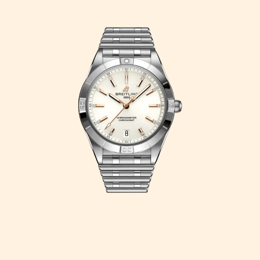 Breitling Chronomat Automatic 36 mm Stainless Steel with White Dial