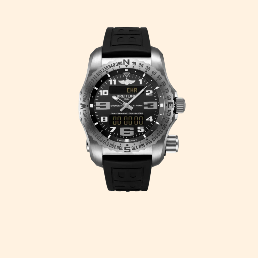 Breitling Emergency 51 mm Titanium with Black Dial