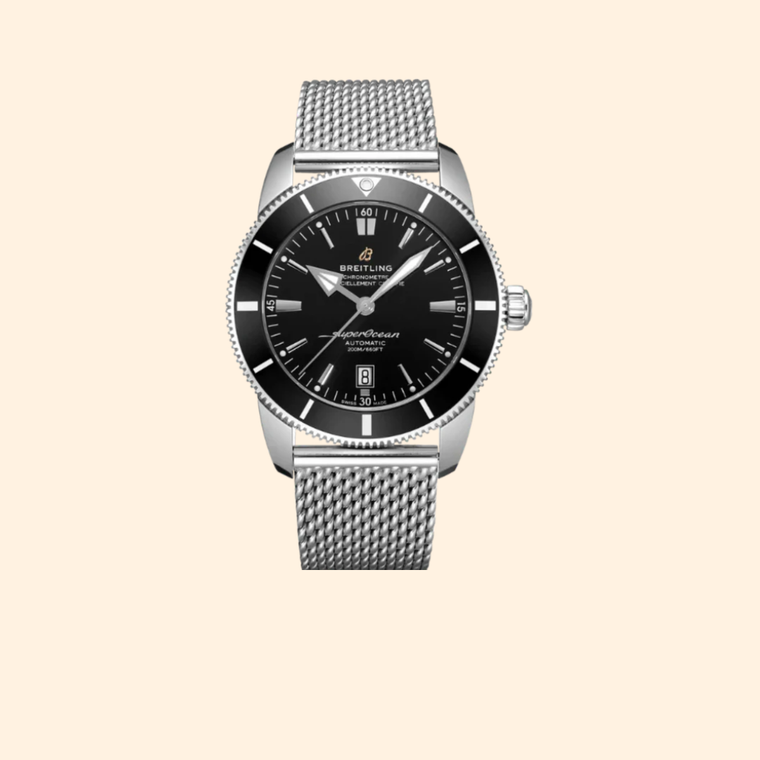 Breitling Superocean Heritage B20 Automatic 46 mm Stainless Steel with Black Dial