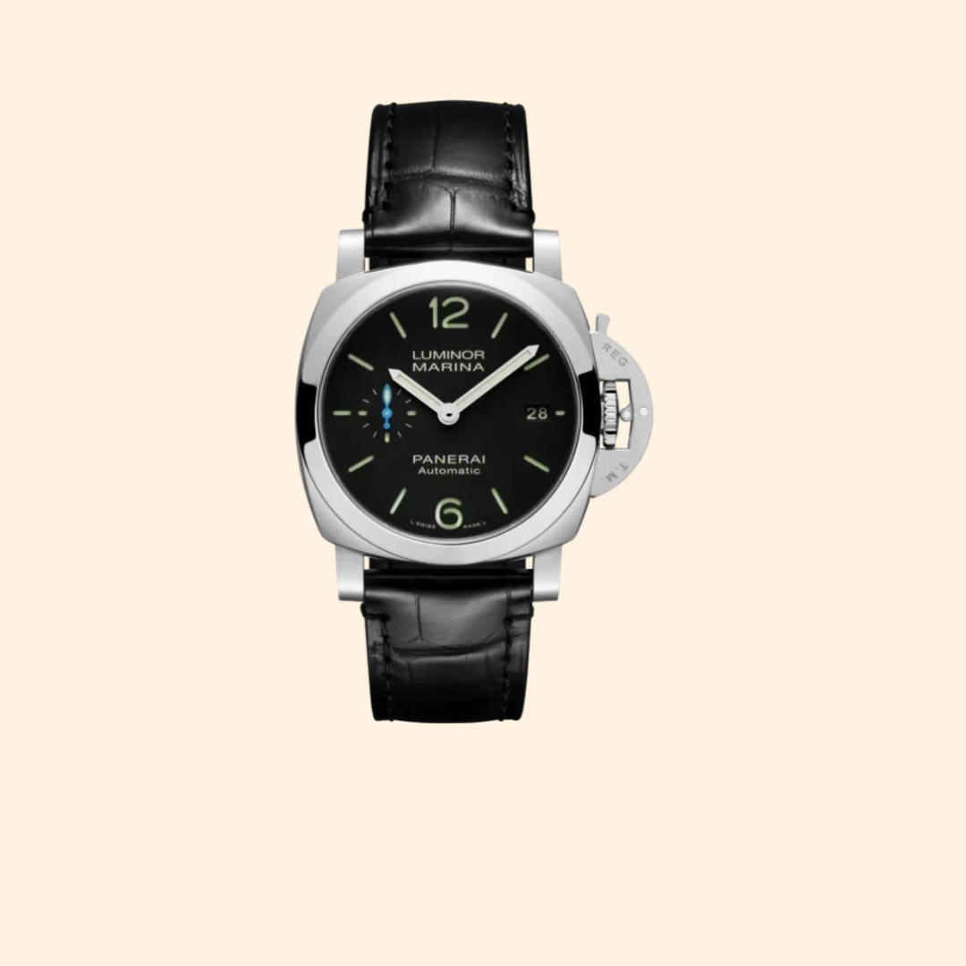 Panerai Luminor Quaranta PAM01372 — 40 mm Stainless Steel with Black Dial