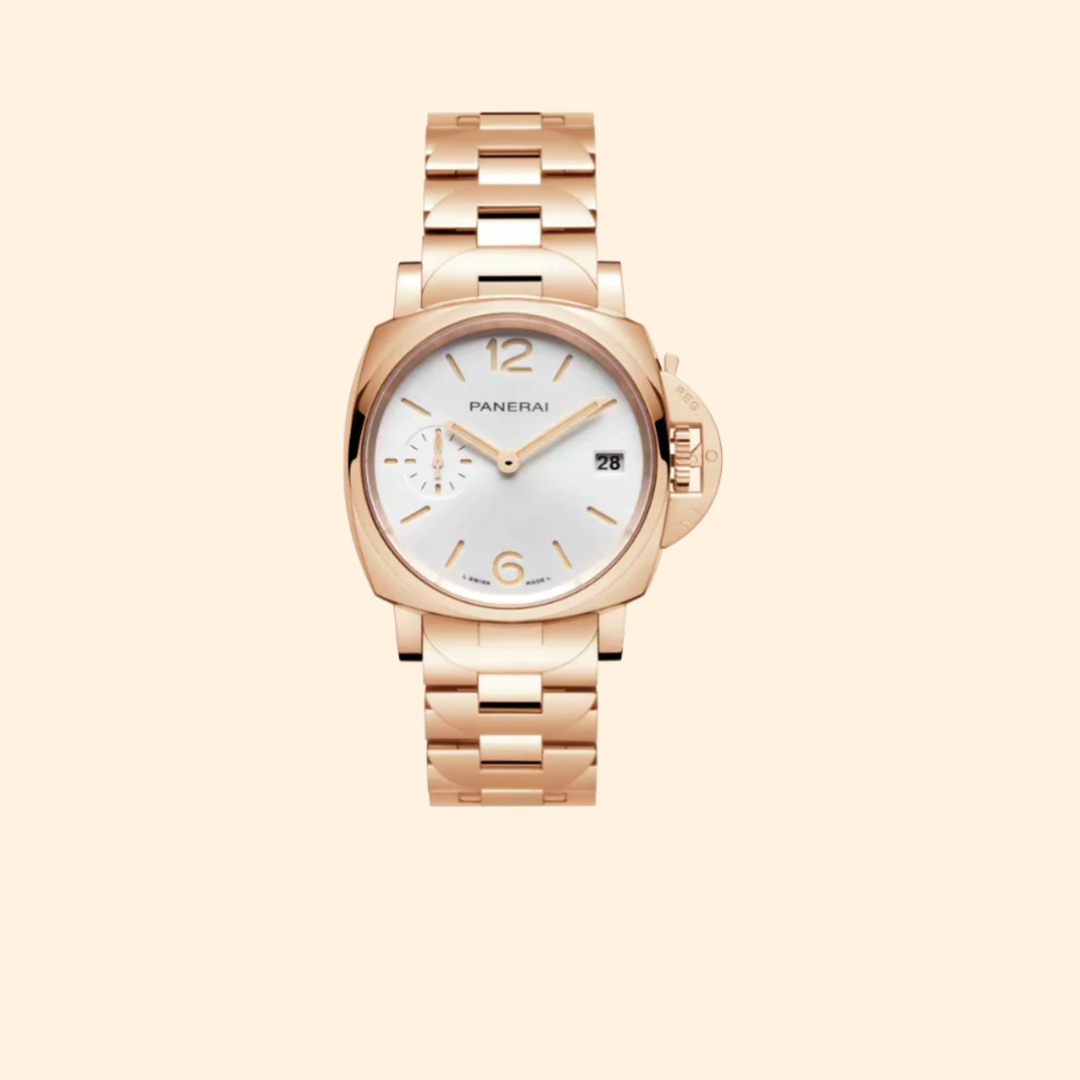 Panerai Luminor Due TuttoOro PAM01326 38 mm Goldtech™ with White Dial