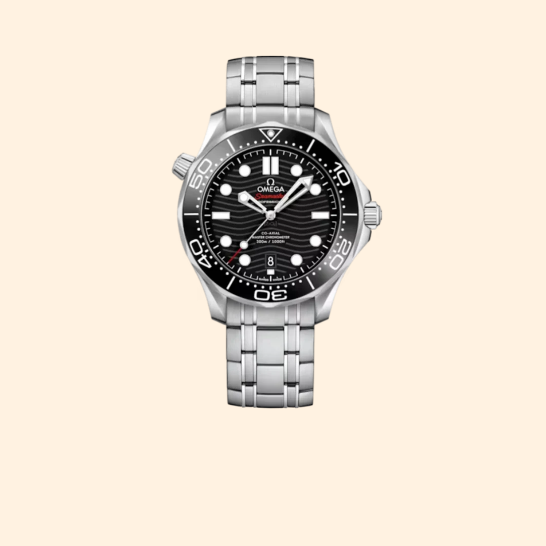 Omega Seamaster Diver 300M 42MM Stainless Steel Black Dial