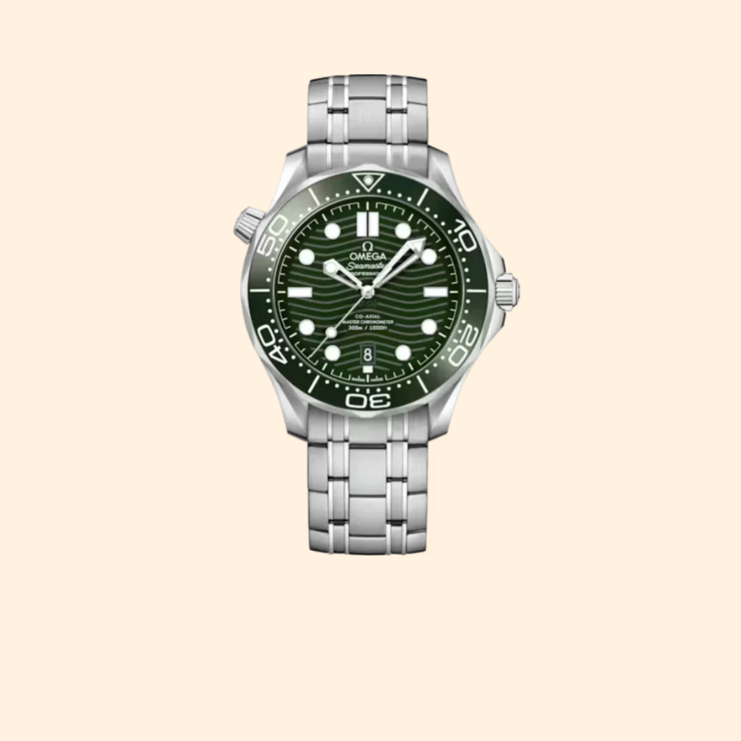 Omega Seamaster Diver 300M 42 mm Stainless Steel with Green Dial