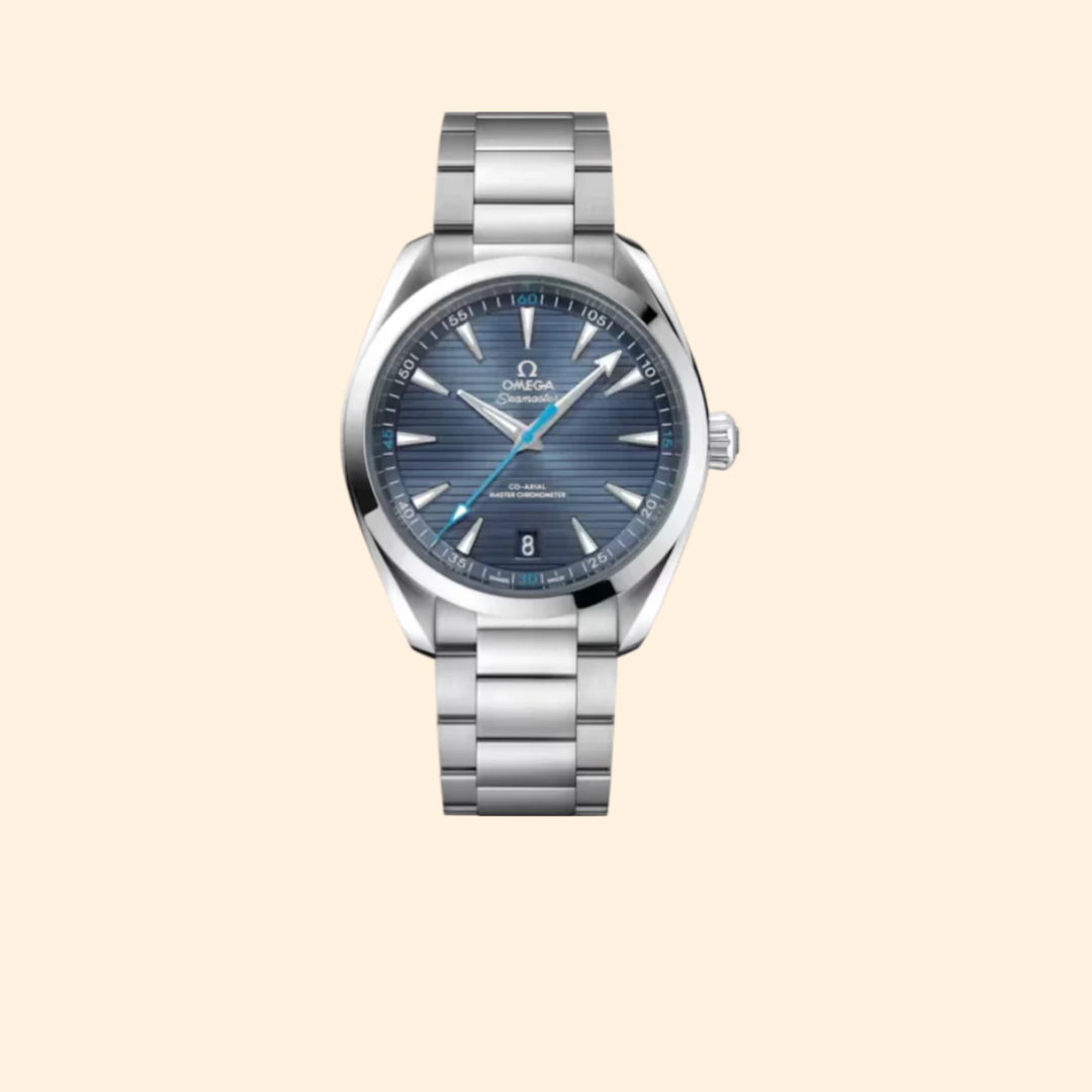 Omega Seamaster Aqua Terra 150M 41 mm stainless steel with blue dial
