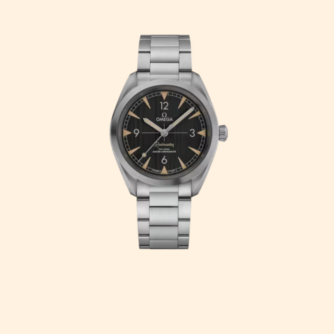 Omega Seamaster Railmaster 40 mm Stainless Steel with Black Dial