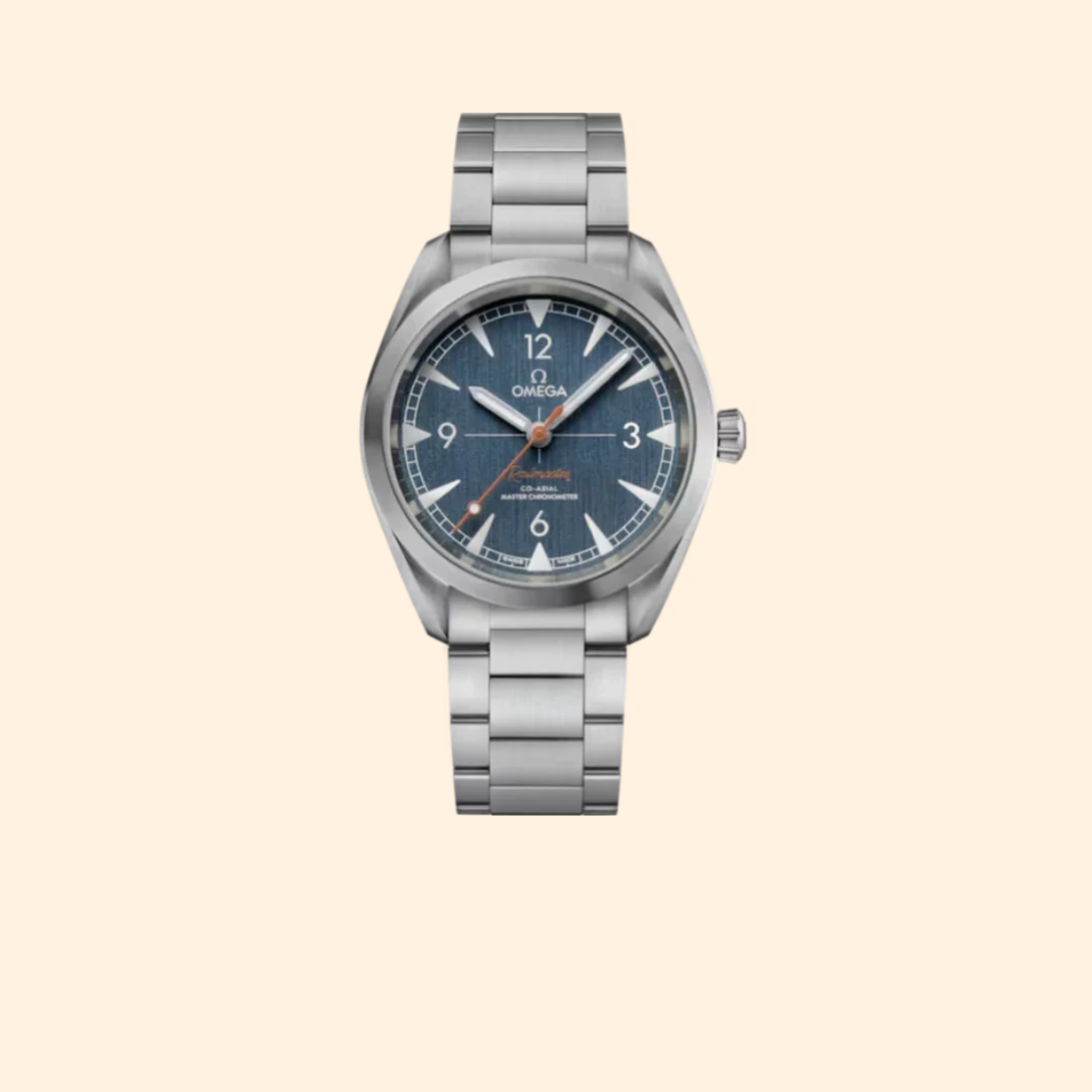 Omega Seamaster Railmaster 40 mm Stainless Steel with Blue Dial