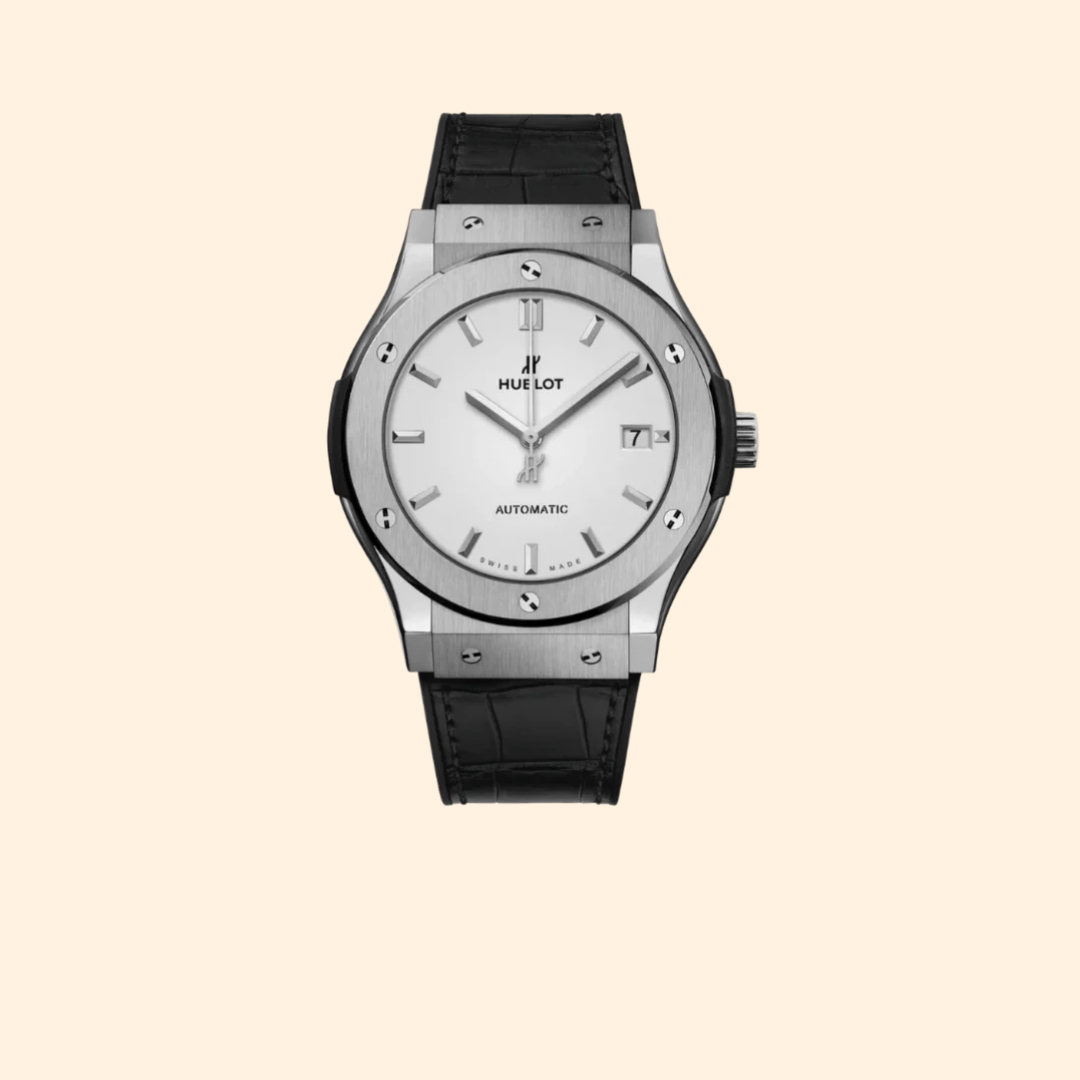 Hublot Classic Fusion 3-Hands 45 mm Titanium Opalin
