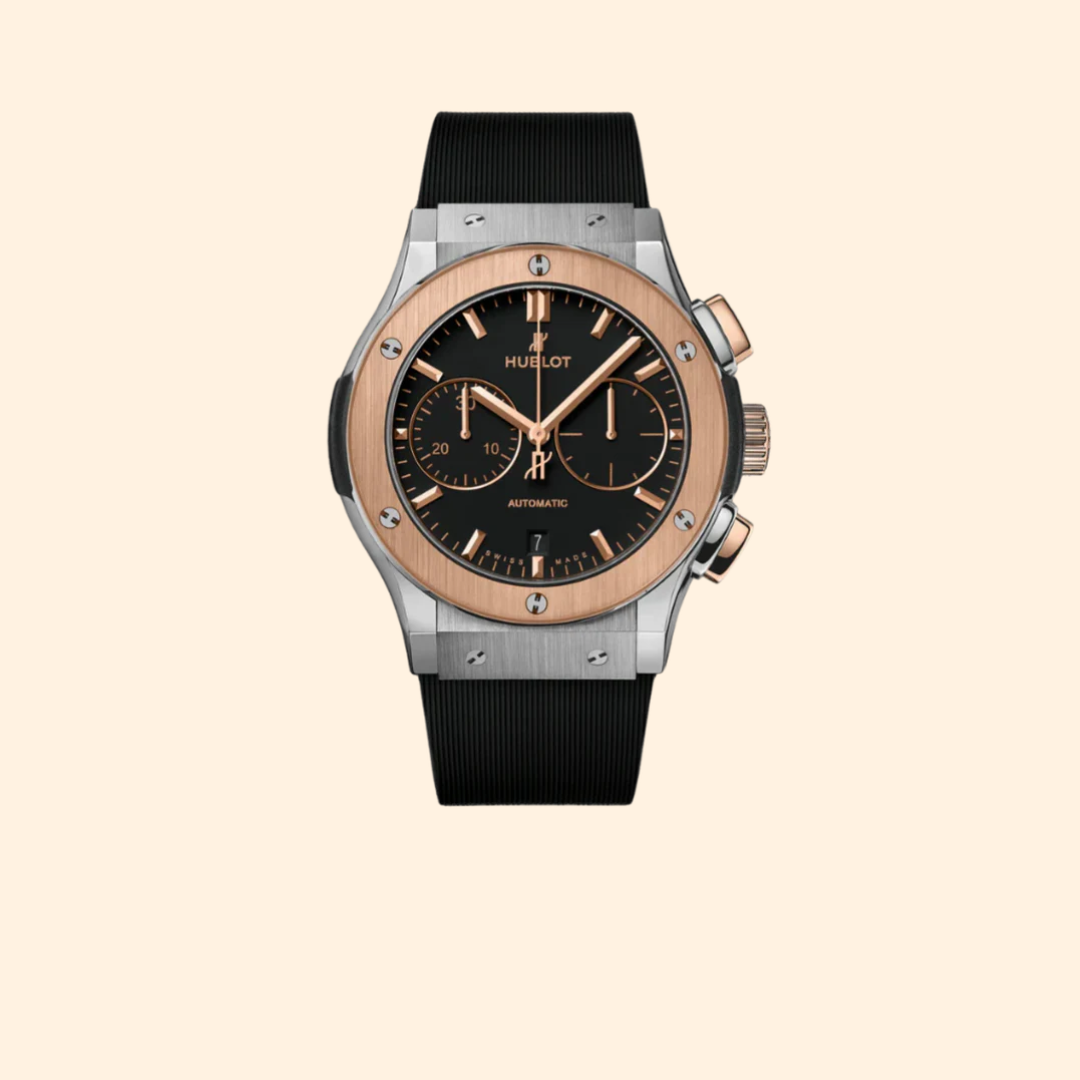 Hublot Classic Fusion 45 mm Chronograph Titanium King Gold