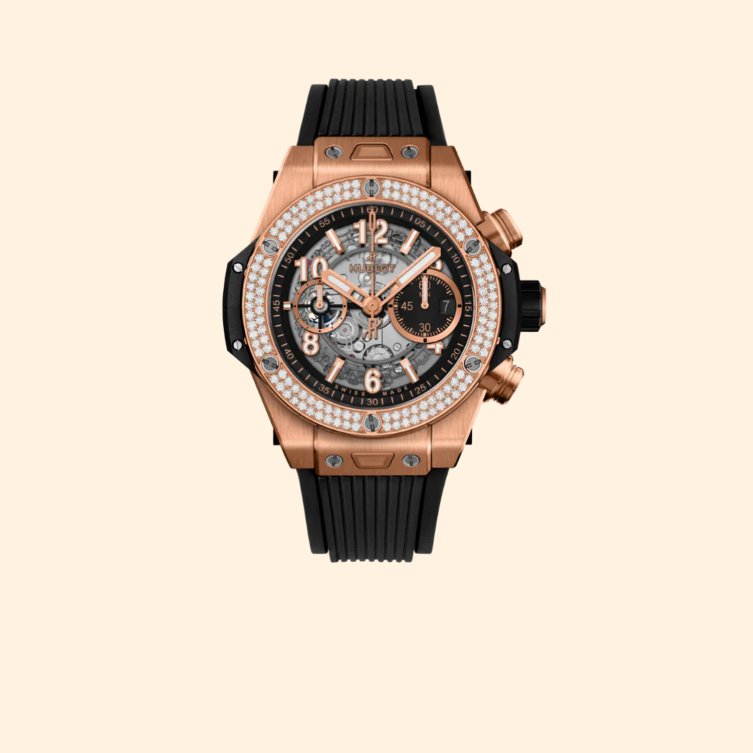 Hublot Big Bang 44 mm UNICO King Gold Diamonds