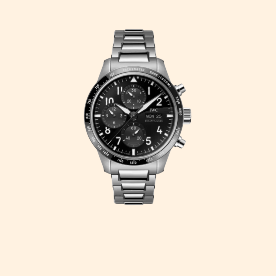IWC Pilot’s Watch Performance Chronograph AMG 41 mm Titanium Black Dial