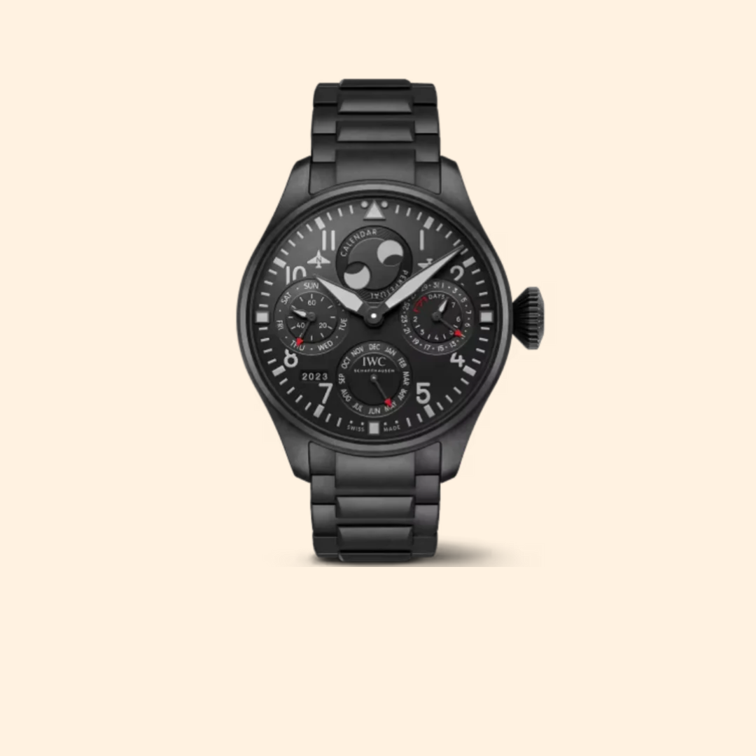 IWC Big Pilot’s Watch Perpetual Calendar TOP GUN 46 mm Ceratanium® Black Dial