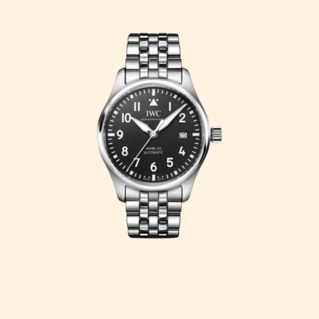 IWC Pilot’s Watch Mark XX 40 mm Stainless Steel Black Dial