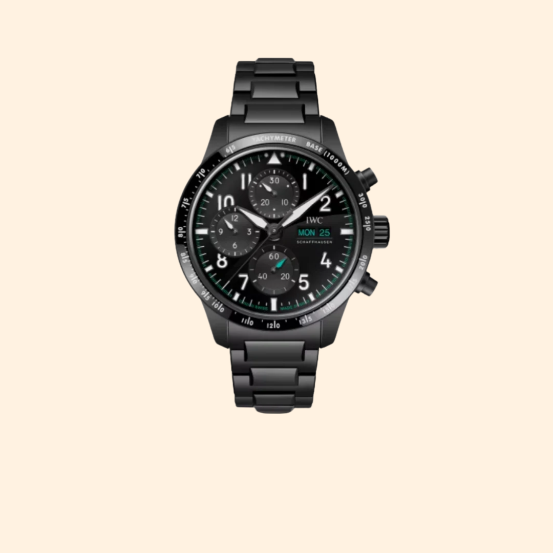 IWC Pilot’s Watch Performance Chronograph Mercedes-AMG Petronas F1™ Team 41 mm Ceratanium® Black Dial