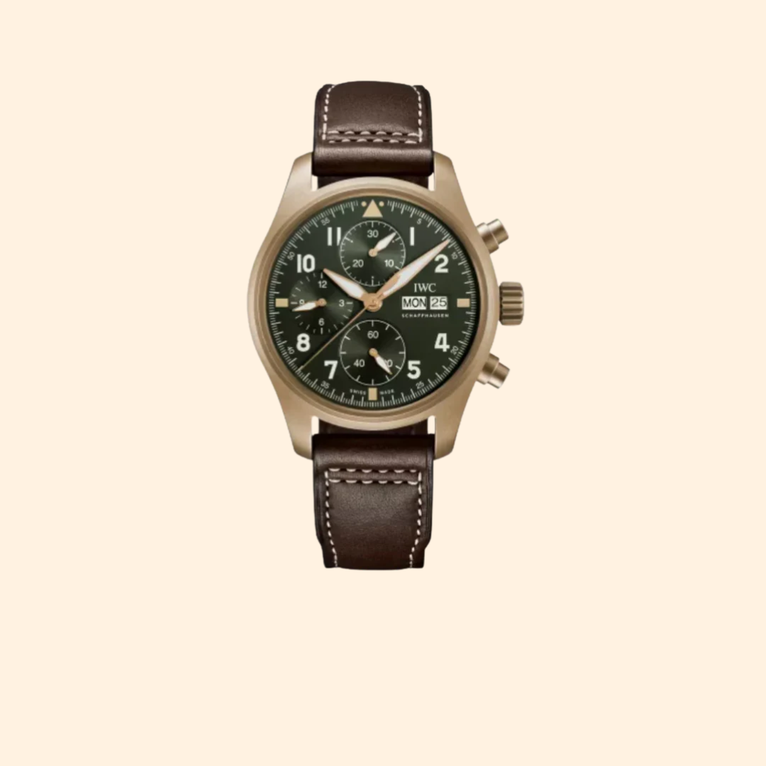 IWC Pilot’s Watch Chronograph Spitfire 41 mm Bronze Green Dial