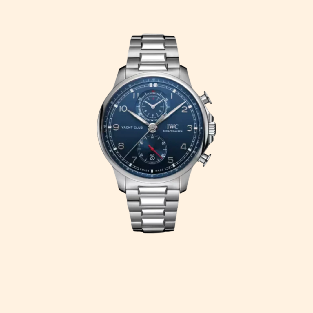 IWC Portugieser Yacht Club Chronograph 45 mm Stainless Steel Blue Dial