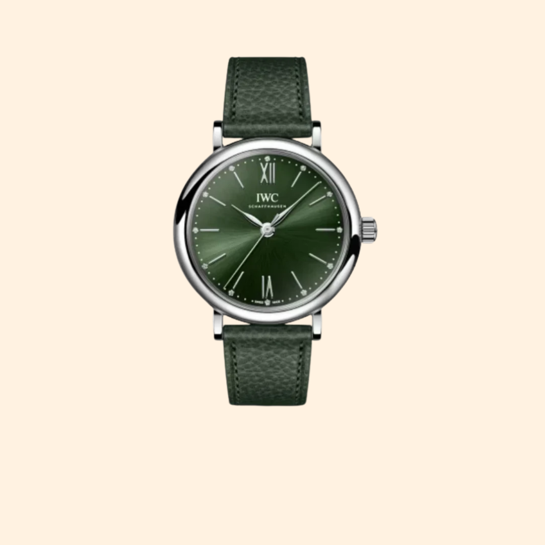 IWC Portofino Automatic 34 mm Stainless Steel with Green Dial