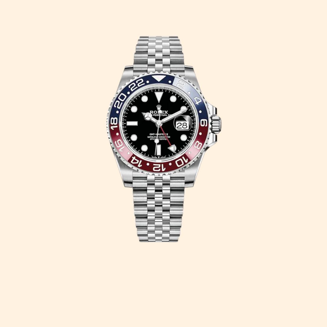 Rolex GMT-Master II Ref. 126710BLRO 40 mm Oystersteel Black Dial Jubilee Bracelet