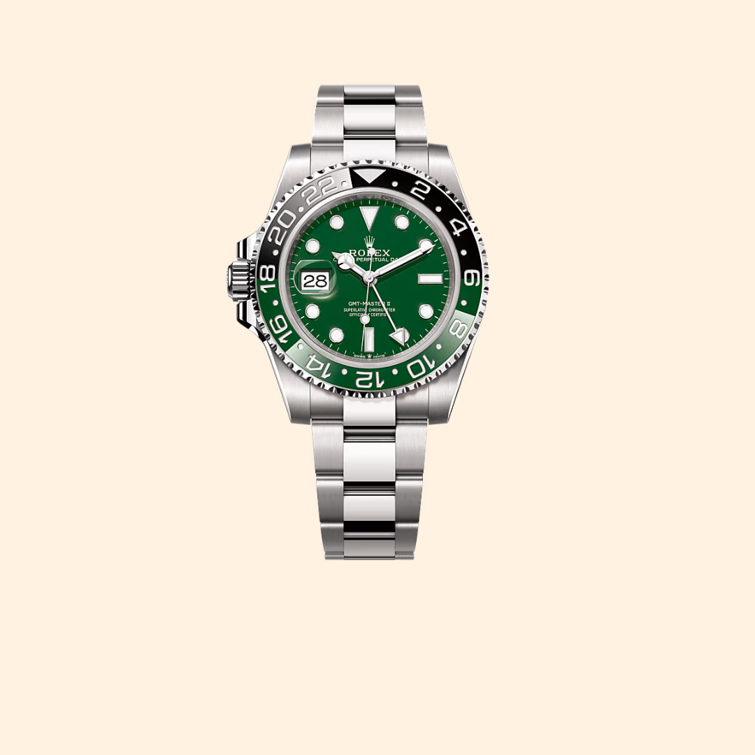 Rolex GMT-Master II Ref. 126729VTNR 40 mm White Gold with Green Dial on Oyster Bracelet