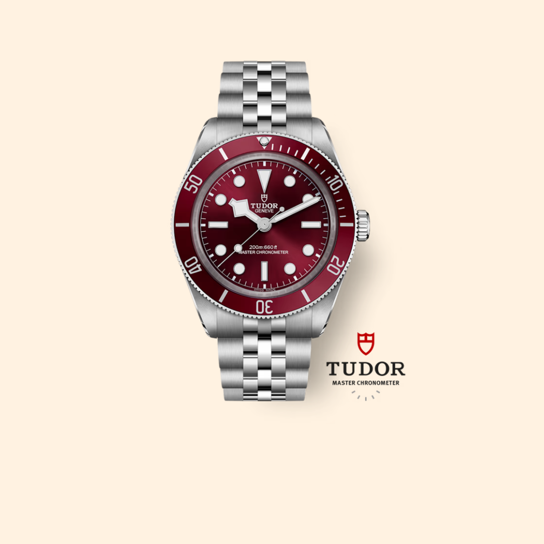 Tudor Black Bay 58 Ref. M7939A1A0RU-0001 39 mm Stainless Steel with Burgundy Dial on Steel Bracelet