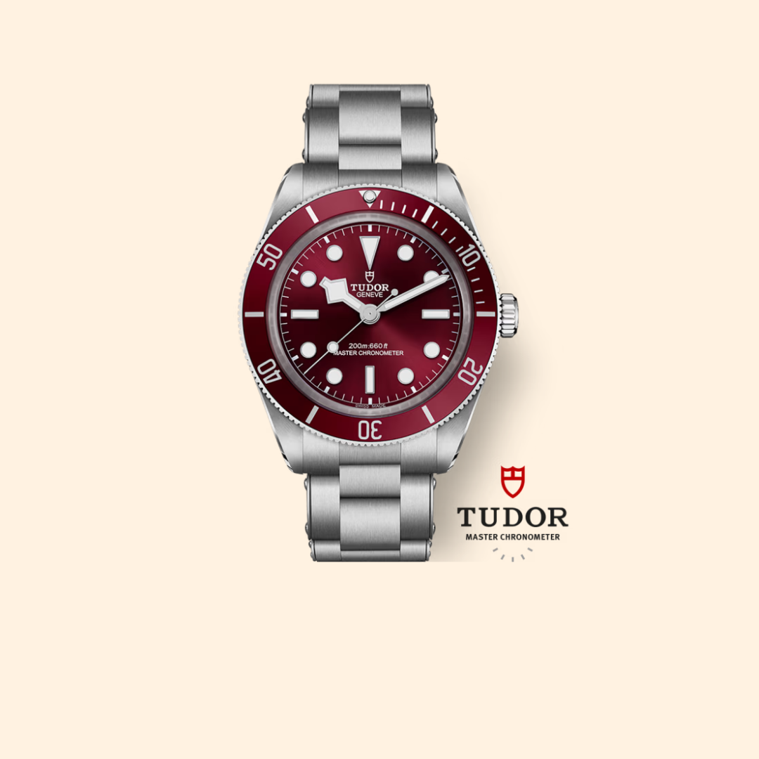 Tudor Black Bay 58 Ref. M7939A1A0RU-0002 39 mm Stainless Steel with Burgundy Dial on Rivet-Style Steel Bracelet