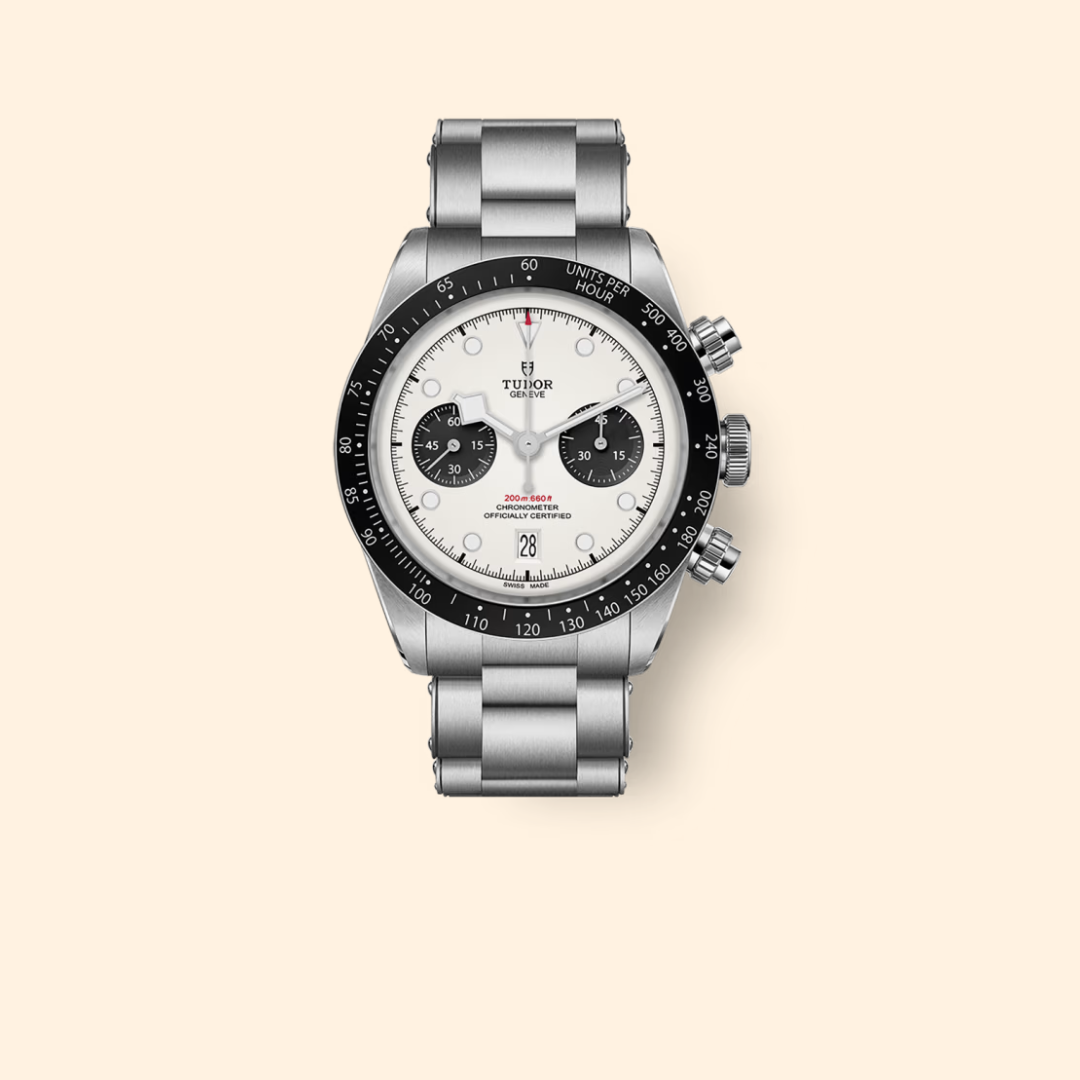 Tudor Black Bay Chrono Ref. M79360N-0012 41mm Steel Opaline Dial Steel Bracelet