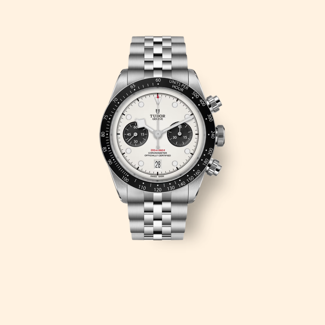 Tudor Black Bay Chrono Ref. M79360N-0014 41mm Steel Case with Steel Bracelet