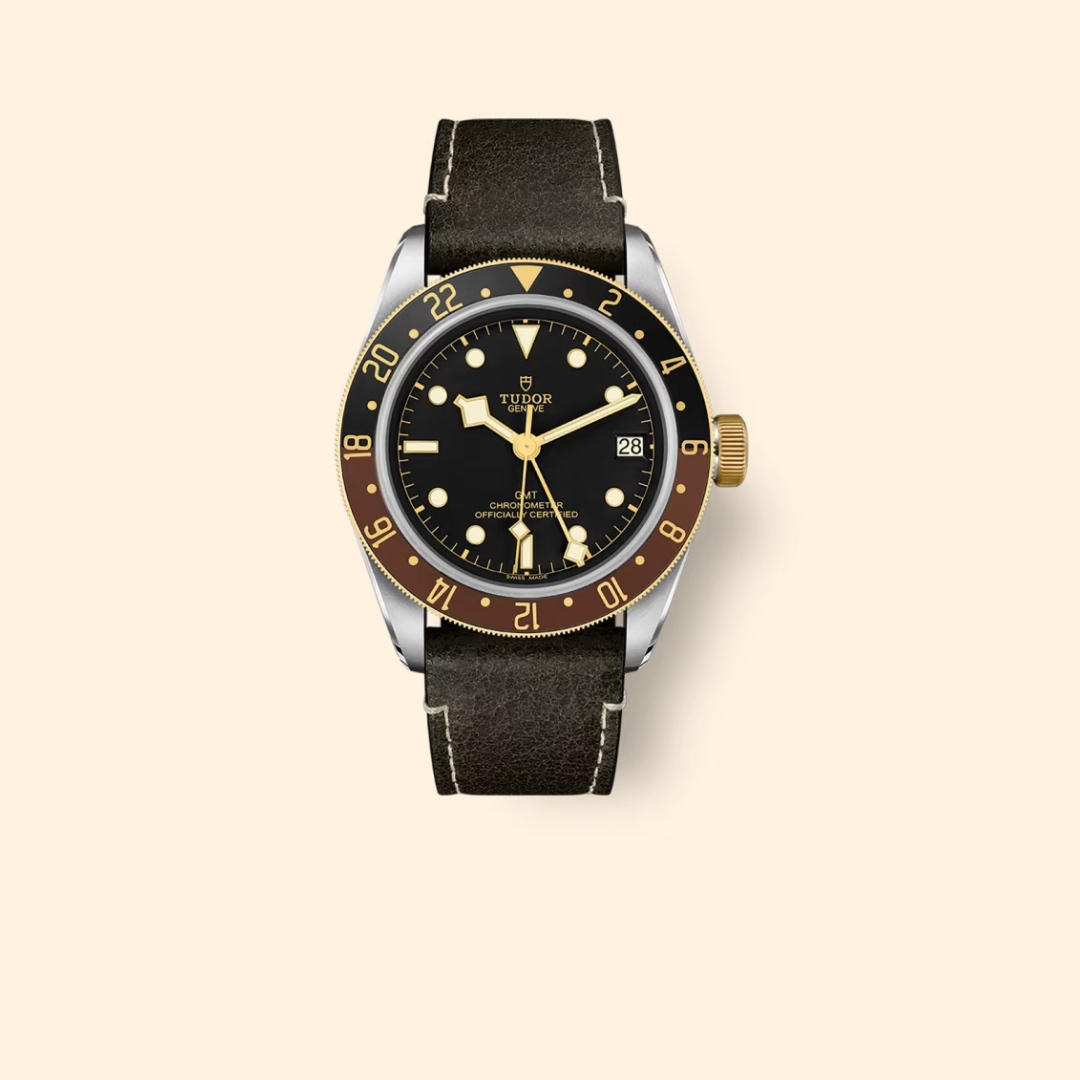 Tudor Black Bay GMT S&G Ref. M79833MN-0003 Brown Leather Strap