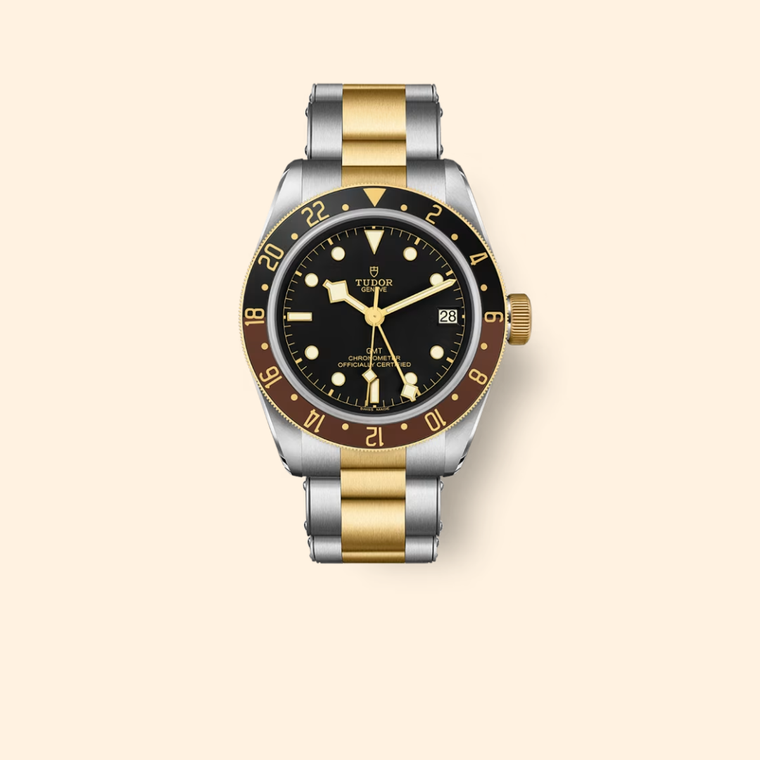 Tudor Black Bay GMT S&G M79833MN-0001 41mm Steel and Yellow Gold Bracelet Black Domed Dial