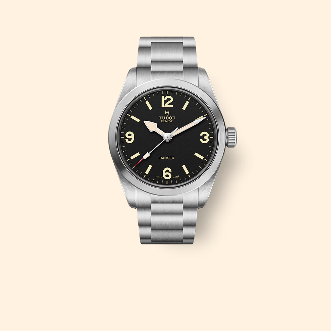 Tudor Ranger Ref. M79930-0001 36mm Steel Case Black Domed Dial Steel Bracelet