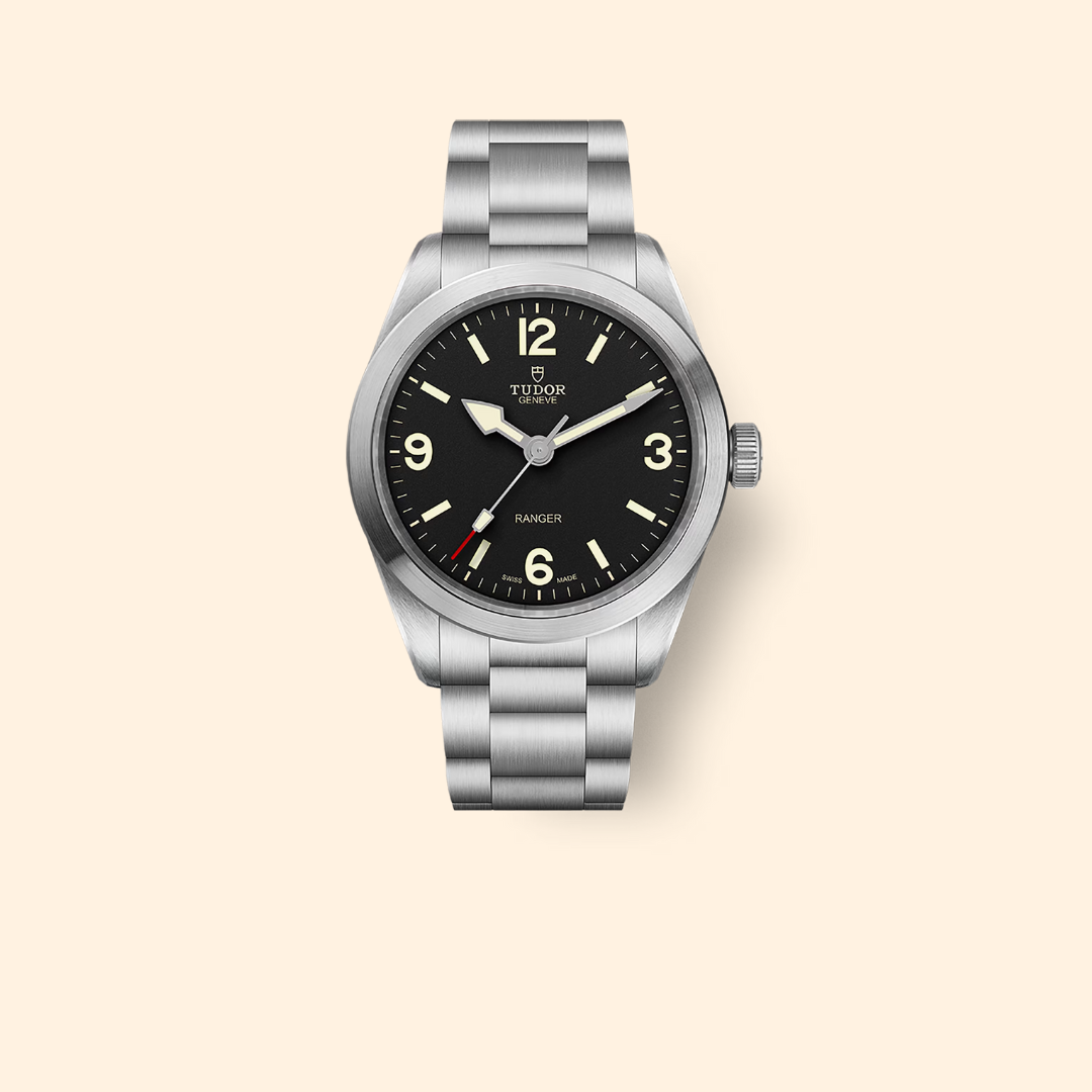 Tudor Ranger M79950-0001 39mm Steel Case Black Dial Steel Bracelet