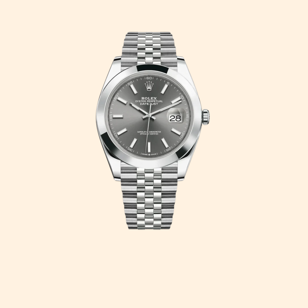Rolex Datejust Ref. 126300 – Rhodium Dial on Jubilee with Smooth Bezel