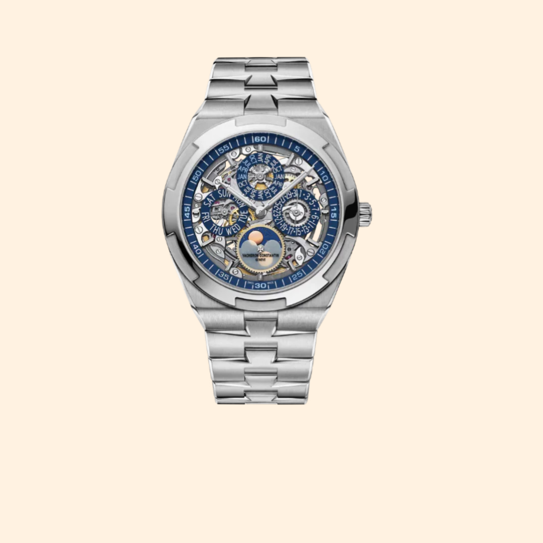 Vacheron Constantin Overseas Perpetual Calendar Ultra-Thin Skeleton 41 mm 18K White Gold