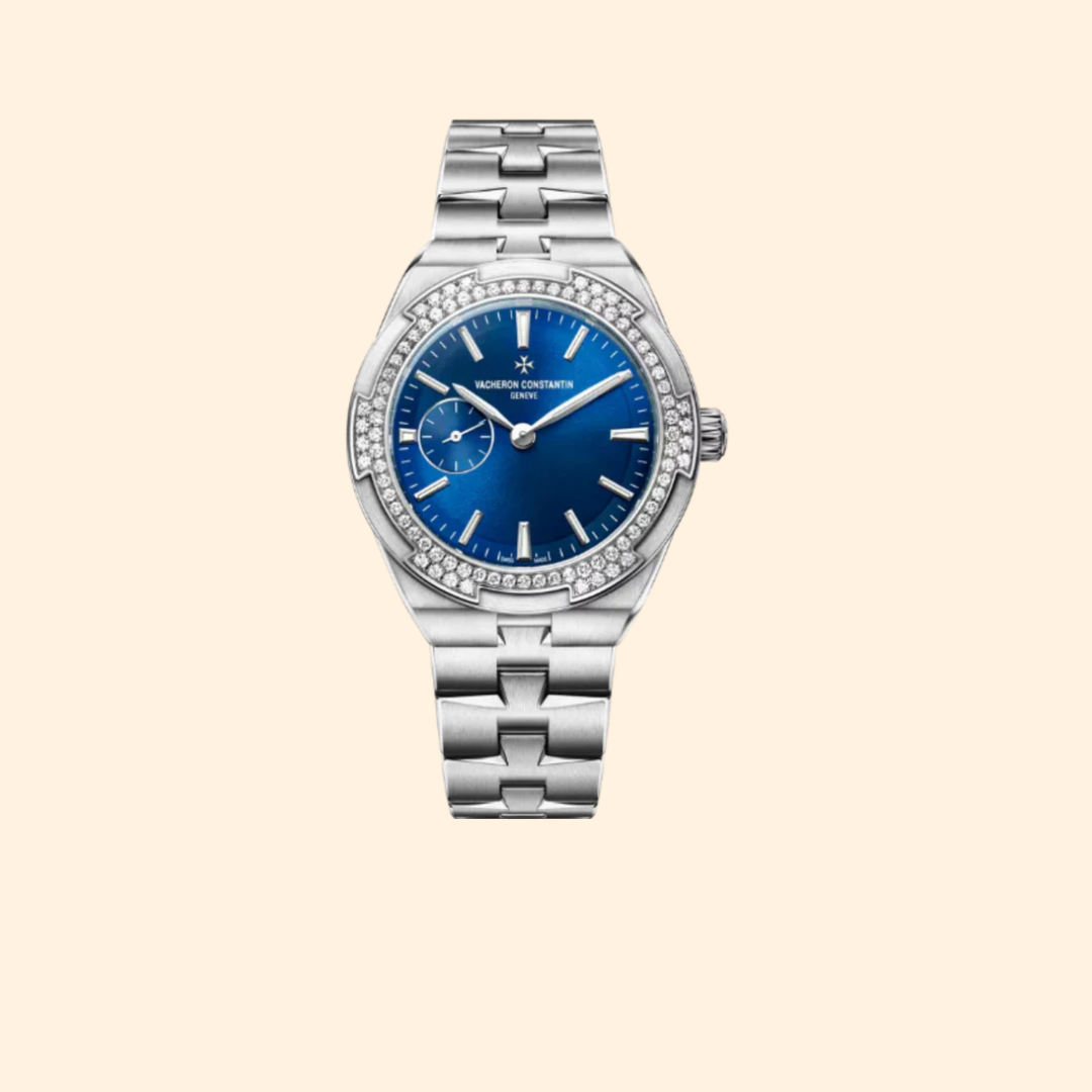 Vacheron Constantin Overseas Self-Winding 37 mm Stainless Steel with Blue Brass Dial