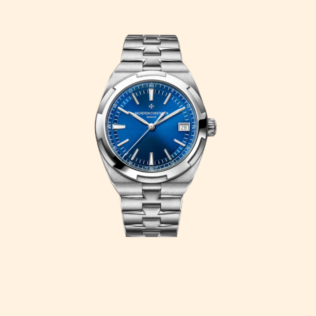 Vacheron Constantin Overseas Self-Winding 41 mm Stainless Steel with Blue Brass Dial