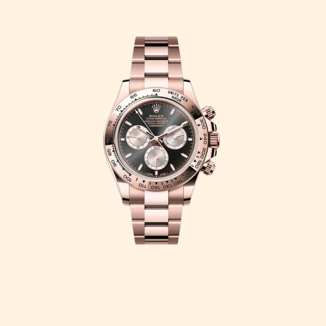 Rolex Daytona Ref. 126505 40 mm 18k Rose Gold with Black Dial