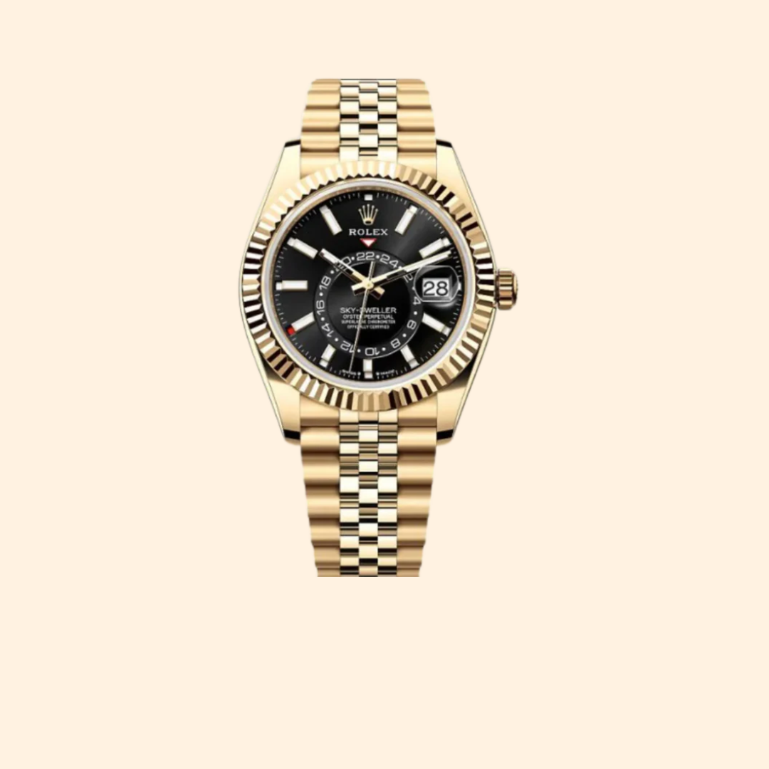 Rolex Sky-Dweller Ref. 336938 42 mm 18k Yellow Gold with Black Dial