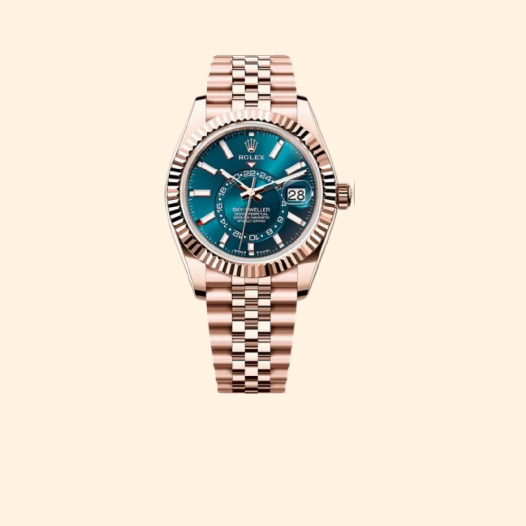 Rolex Sky-Dweller Ref. 336935 42 mm 18k Everose Gold with Blue Dial