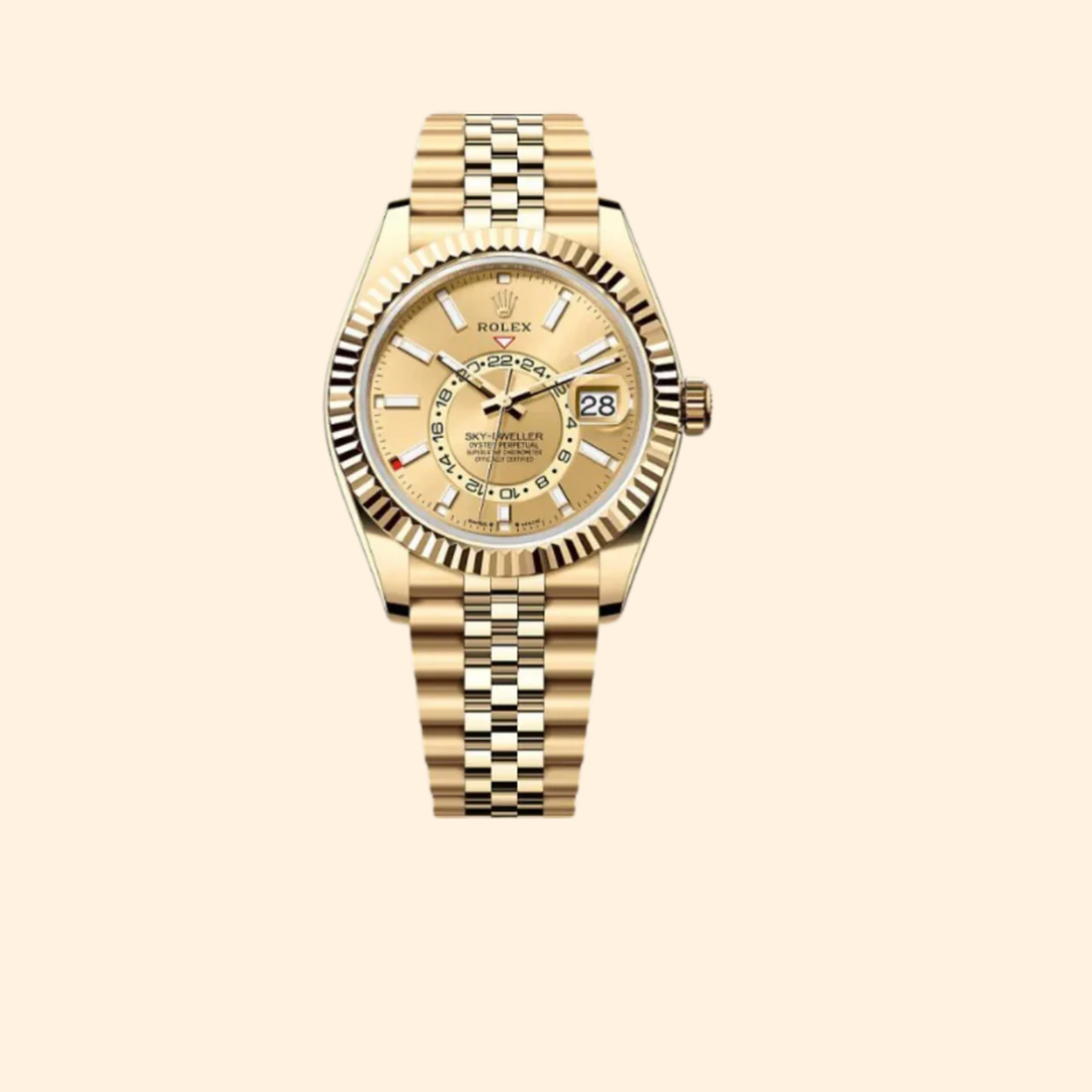 Rolex Sky-Dweller Ref. 336938 42 mm 18k Yellow Gold with Gold Dial