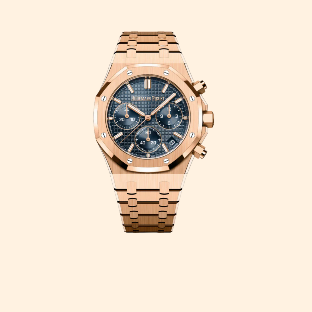 Audemars Piguet Royal Oak Ref. 26240OR.OO.1320OR.05 41 mm Rose Gold with Bleu Nuit Nuage 50 Dial