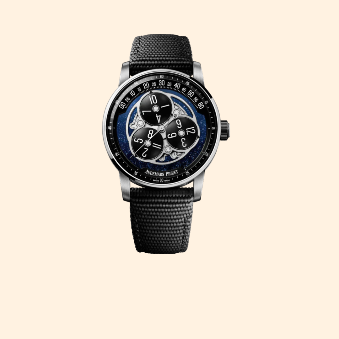 Audemars Piguet Code 11.59 Ref. 15212NB.OO.A002KB.01 41 mm White Gold with Blue Aventurine Starwheel Dial