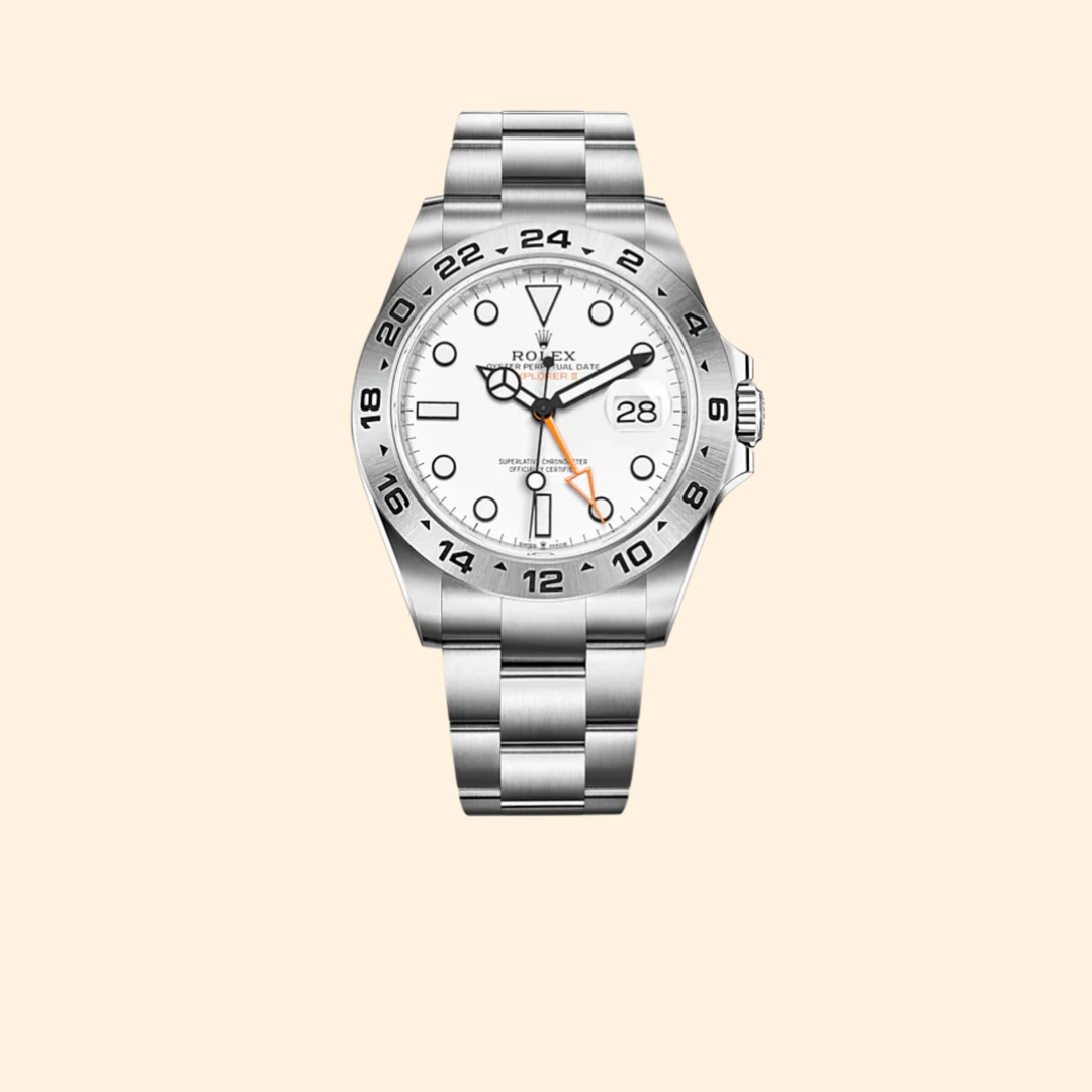 Rolex Explorer II 226570 42 mm Stainless Steel with White Dial