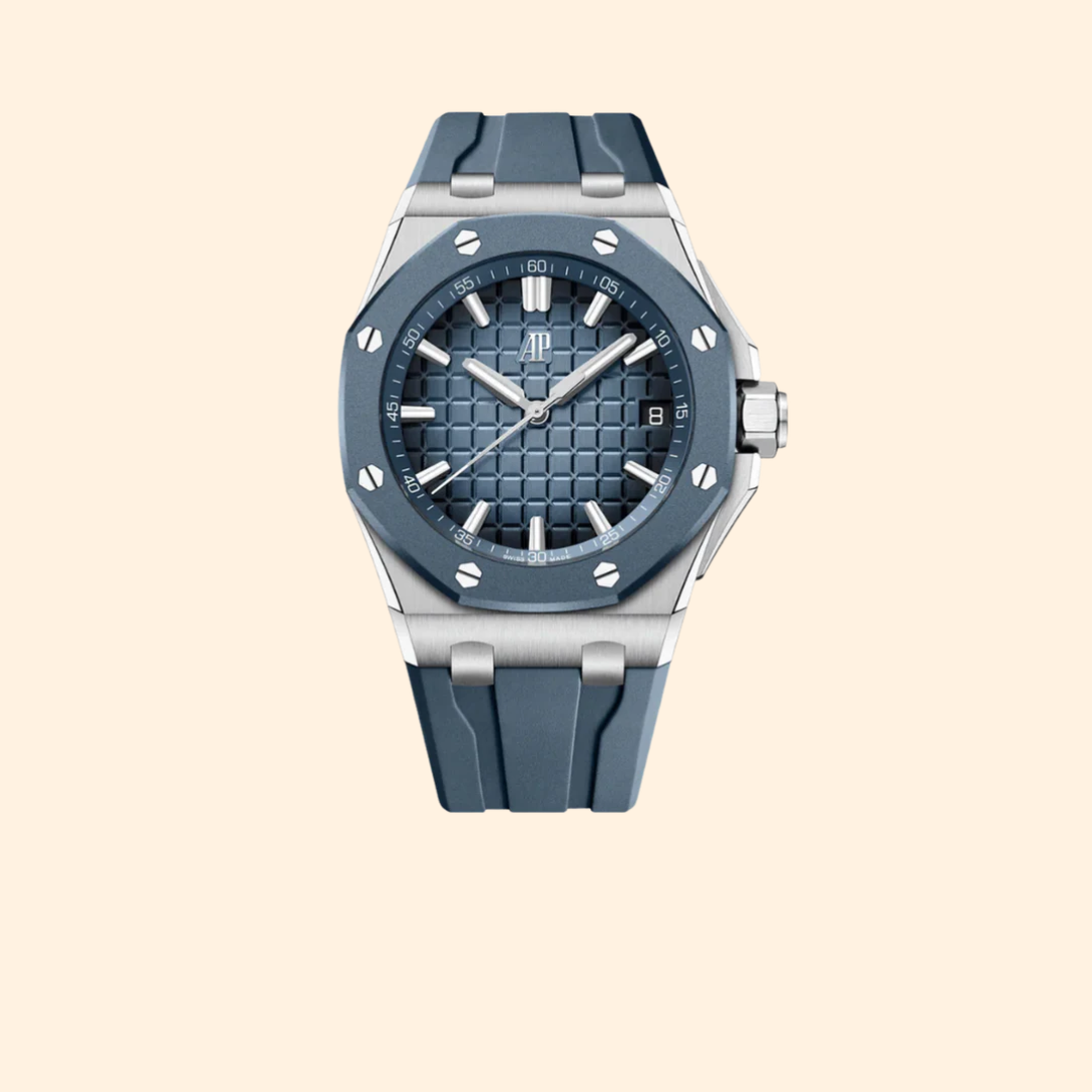 Audemars Piguet Royal Oak Offshore Ref. 15605SK.OO.A350CA.01 43 mm Stainless Steel Blue Dial