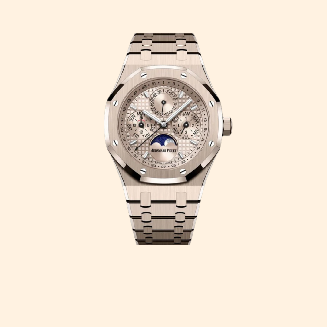 Audemars Piguet Royal Oak Ref. 26674SG.OO.1320SG.01 41MM Sand Gold Perpetual Calenda