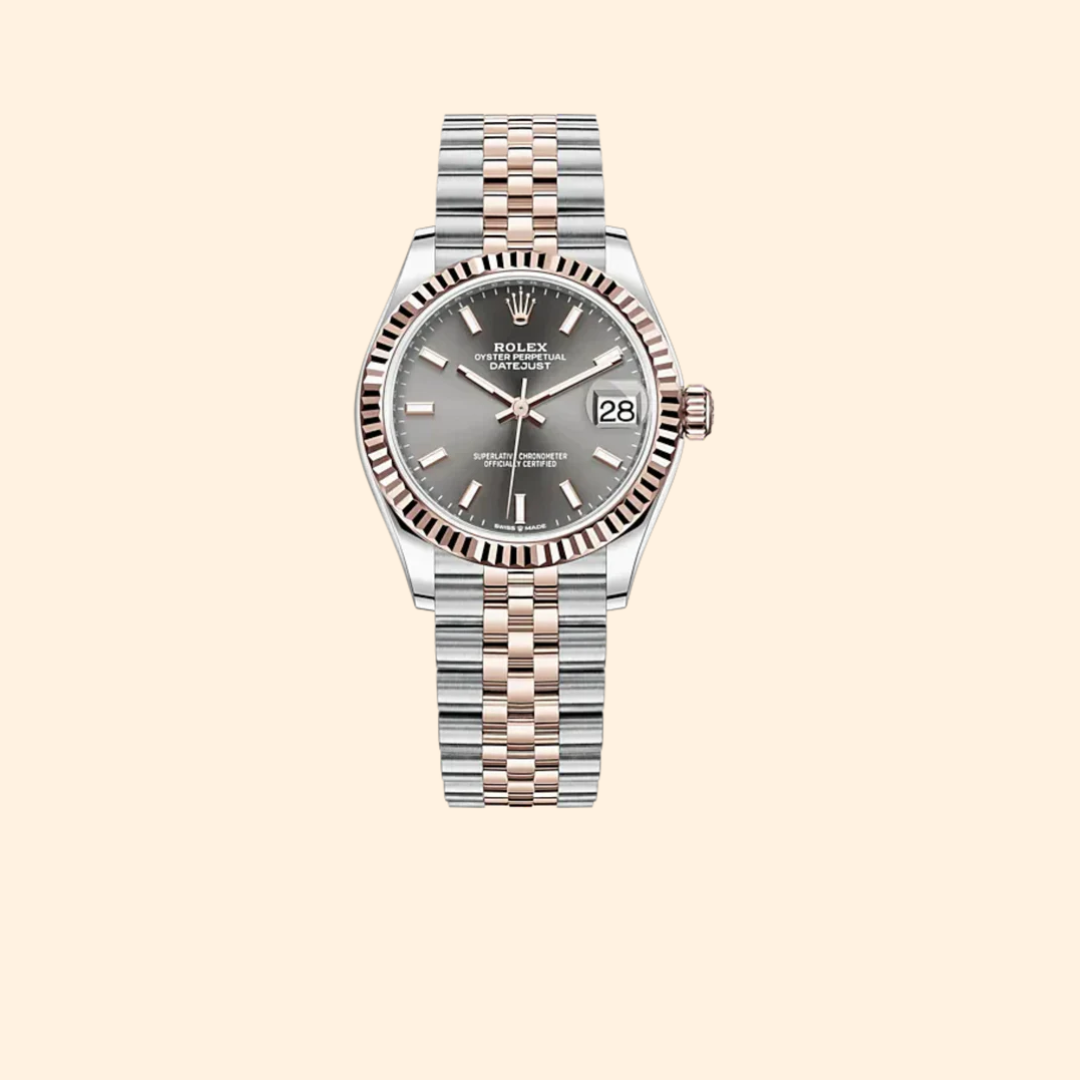 Rolex Datejust 31 Ref. 278271 31 mm Oystersteel & Everose Gold with Slate Dial